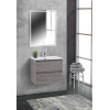BelBagno Тумба с раковиной Kraft 39 70 подвесная Cemento Grigio
