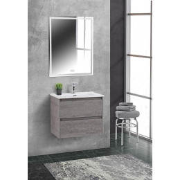 BelBagno Тумба с раковиной Kraft 39 70 подвесная Cemento Grigio