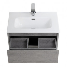 BelBagno Тумба с раковиной Kraft 39 70 подвесная Cemento Grigio