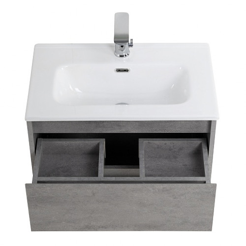 BelBagno Тумба с раковиной Kraft 39 70 подвесная Cemento Grigio