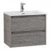BelBagno Тумба с раковиной Kraft 39 70 подвесная Cemento Grigio
