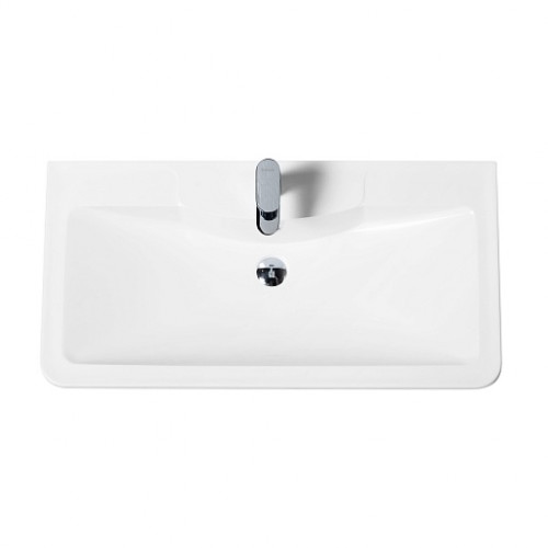 BelBagno Тумба с раковиной Acqua 100 подвесная Cemento Verona Grigio