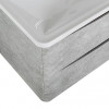 BelBagno Тумба с раковиной Acqua 100 подвесная Cemento Verona Grigio