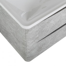 BelBagno Тумба с раковиной Acqua 100 подвесная Cemento Verona Grigio
