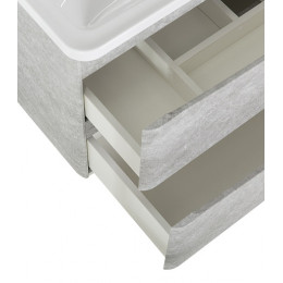 BelBagno Тумба с раковиной Acqua 100 подвесная Cemento Verona Grigio
