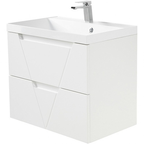 BelBagno Тумба с раковиной Vittoria 70 подвесная Bianco Lucido