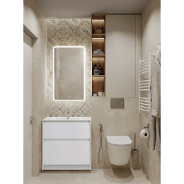 BelBagno Тумба с раковиной Kraft 39 80 напольная Bianco Opaco