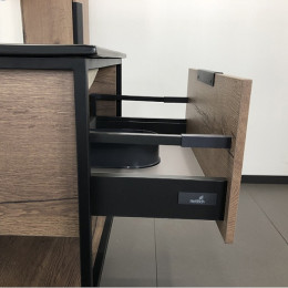 Comforty Мебель для ванной Бонн 75 подвесная дуб темный