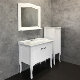 Comforty Зеркало Павия 100 белое