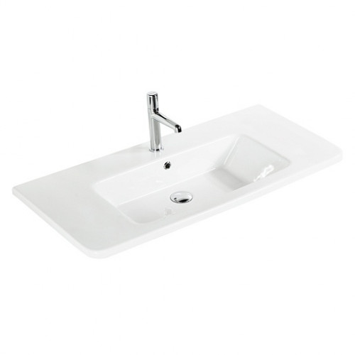 BelBagno Тумба с раковиной Albano-Cer 105 подвесная Cemento Verona Grigio