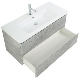 BelBagno Тумба с раковиной Albano-Cer 105 подвесная Cemento Verona Grigio