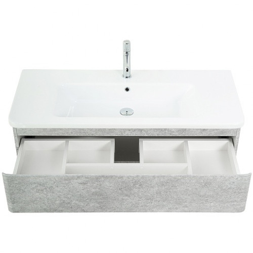 BelBagno Тумба с раковиной Albano-Cer 105 подвесная Cemento Verona Grigio