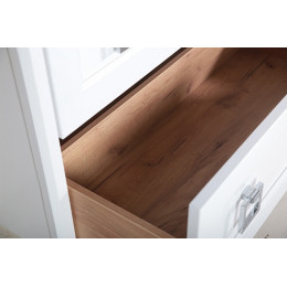 ASB-Woodline Мебель для ванной Рома 100Н белая