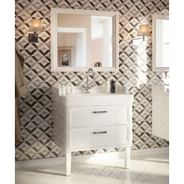 Kerama Marazzi Тумба под раковину Pompei 80, 3 ящика, белая