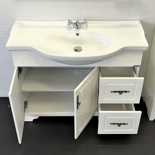 Comforty Тумба с раковиной Севилья 100 слоновая кость