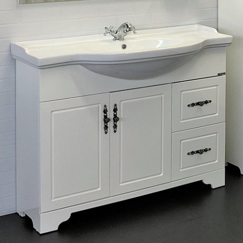 Comforty Тумба с раковиной Севилья 100 слоновая кость