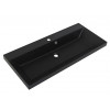 BelBagno Тумба с раковиной Vittoria 100 подвесная Bianco Lucido с раковиной BB1000/450-LV-ART-AST-NERO