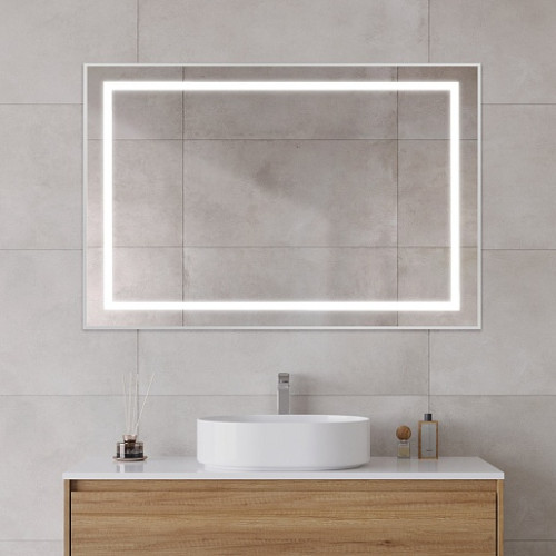 BelBagno Зеркало SPC-KRAFT-1400-800-SENS-AL