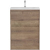 BelBagno Тумба с раковиной Kraft 60 напольная Rovere Tabacco с раковиной BB-8099-3-60