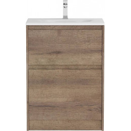 BelBagno Тумба с раковиной Kraft 60 напольная Rovere Tabacco с раковиной BB-8099-3-60