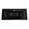 BelBagno Мебель для ванной Marino 100 подвесная Crema Opaco с раковиной BB1000/445-LV-ART-PR-NERO