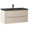 BelBagno Мебель для ванной Marino 100 подвесная Crema Opaco с раковиной BB1000/445-LV-ART-PR-NERO