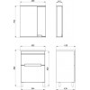 ASB-Mebel Мебель для ванной Вита 60 белая