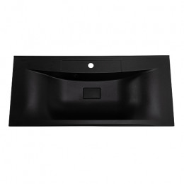 BelBagno Мебель для ванной Marino 100 Bianco Opaco с раковиной BB1000/445-LV-ART-PR-NERO