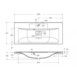 BelBagno Мебель для ванной Marino 100 Bianco Opaco с раковиной BB1000/445-LV-ART-PR-NERO