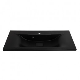 BelBagno Мебель для ванной Marino 100 Bianco Opaco с раковиной BB1000/445-LV-ART-PR-NERO