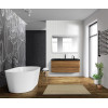 BelBagno Тумба с раковиной Albano 120 подвесная Rovere Rustico с раковиной BB1200/455-LV-ART-ALR-NERO