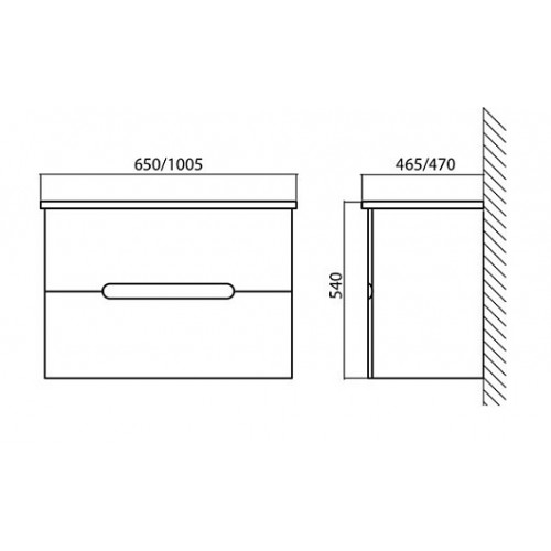 BelBagno Тумба с раковиной SOFT 1000 Bianco Frassinato