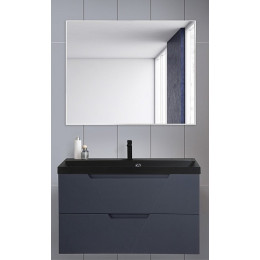 BelBagno Мебель для ванной Vittoria 80 Grigio Opaco с раковиной BB800/450-LV-ART-AST-NERO