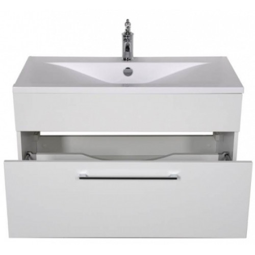 De Aqua Мебель для ванной Кубика 90, зеркало-шкаф Эколь