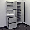 Comforty Тумба с раковиной Эдинбург 60Н бетон светлый