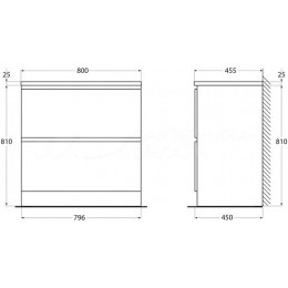 BelBagno Тумба с раковиной Albano 80 напольная Bianco Lucido