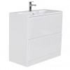 BelBagno Тумба с раковиной Albano 80 напольная Bianco Lucido
