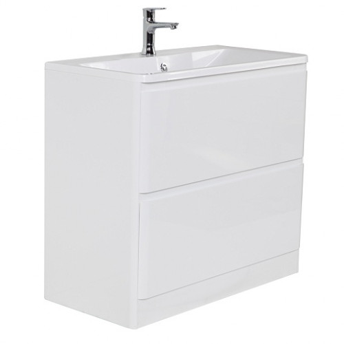 BelBagno Тумба с раковиной Albano 80 напольная Bianco Lucido