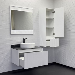 Comforty Зеркало Марсель 75 белое матовое