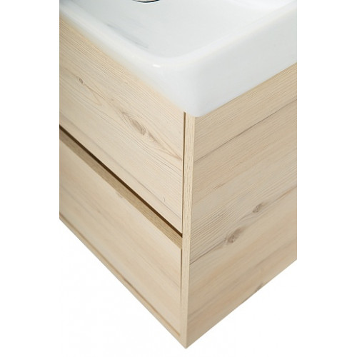 BelBagno Тумба с раковиной Neon 60 с 2 ящиками подвесная Pino Bianco