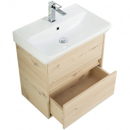 BelBagno Тумба с раковиной Neon 60 с 2 ящиками подвесная Pino Bianco