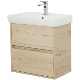 BelBagno Тумба с раковиной Neon 60 с 2 ящиками подвесная Pino Bianco