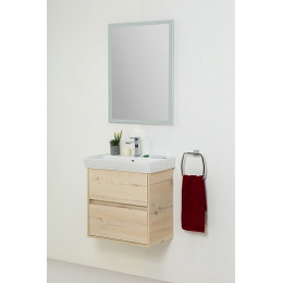 BelBagno Тумба с раковиной Neon 60 с 2 ящиками подвесная Pino Bianco