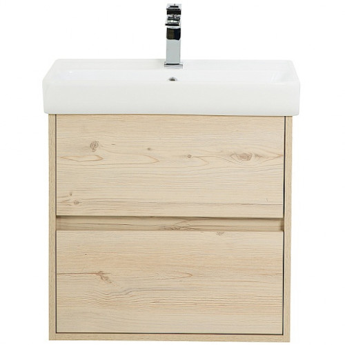 BelBagno Тумба с раковиной Neon 60 с 2 ящиками подвесная Pino Bianco