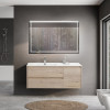 BelBagno Тумба с раковиной Kraft 120 L подвесная Rovere Galifax Bianco