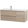 BelBagno Тумба с раковиной Kraft 120 L подвесная Rovere Galifax Bianco