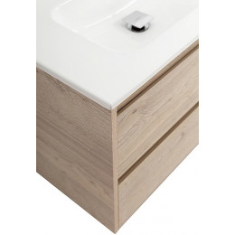 BelBagno Тумба с раковиной Kraft 120 L подвесная Rovere Galifax Bianco