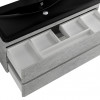 BelBagno Тумба с раковиной Albano 120 подвесная Cemento Verona Grigio с раковиной BB1200/455-LV-ART-ALR-NERO