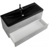 BelBagno Тумба с раковиной Albano 120 подвесная Cemento Verona Grigio с раковиной BB1200/455-LV-ART-ALR-NERO