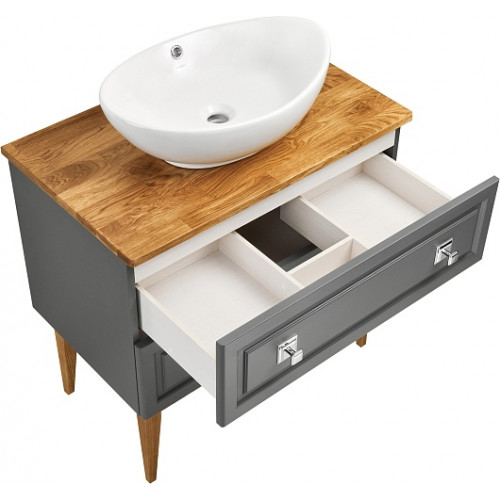 ASB-Woodline Мебель для ванной Каталина 80 grey